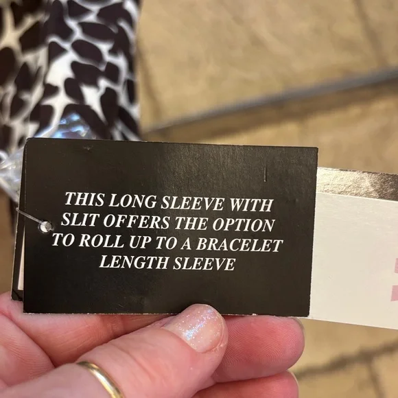 NWT Collections for Le Suit Chocolate and White Pant Suit Set - Picture 9 of 14